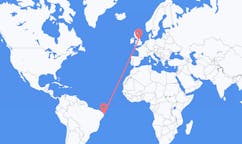 Flights from João Pessoa, Paraíba, Brazil to Leeds, the United Kingdom