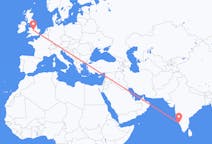 Flights from Mangalore, India to Birmingham, England