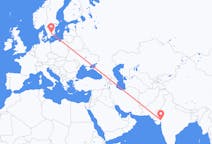 Flyreiser fra Ahmadabad, India til Växjö, Sverige