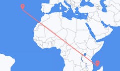 เที่ยวบิน จาก มามูดซู, ฝรั่งเศส ไปยัง เกาะตือร์ไซรา, โปรตุเกส