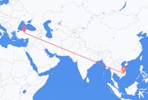 出发地 越南邦美蜀目的地 土耳其安卡拉的航班