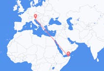 Flyg från Bosaso, Somalia till Trieste, Italien