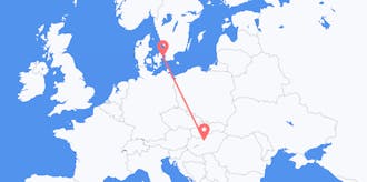 Flyg från Danmark till Ungern