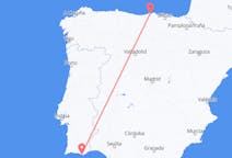 ポルトガルのファロ地区から、スペインのサンタンデールまでのフライト