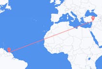 Flyg från Paramaribo, Surinam till Kahramanmaraş, Surinam