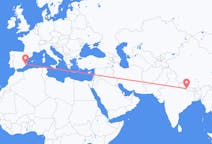 尼泊尔出发地 珀勒德布爾飞往尼泊尔目的地 阿利坎特的航班