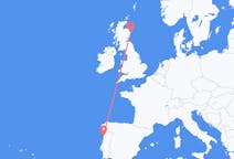 Flights from Porto to Aberdeen