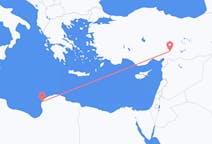 Flyrejser fra Benghazi, Libyen til Kahramanmaraş, Tyrkiet
