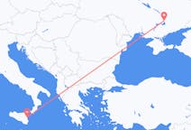 Flyg från Catania, Italien till Zaporizhia, Ukraina
