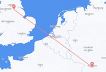 Flyreiser fra Doncaster, England til Stuttgart, Tyskland