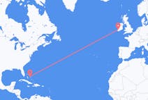 Flyreiser fra Rock Sound, Bahamas til Killorglin, Irland