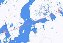 Flights from Petrozavodsk, Russia to Aalborg, Denmark