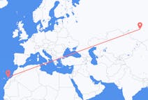Flights from Kemerovo, Russia to Lanzarote, Spain