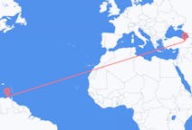Flights from Porlamar, Venezuela to Erzincan, Turkey