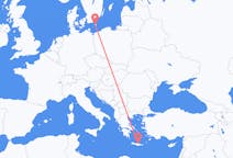 Flights from Heraklion, Greece to Bornholm, Denmark