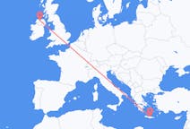 Flights from Heraklion, Greece to Derry, Northern Ireland