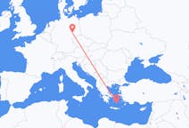Flights from Leipzig to Santorini