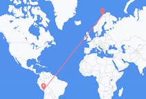Flights from Arequipa, Peru to Tromsø, Norway