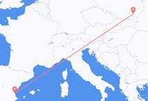 Flights from Valencia in Spain to Rzeszów in Poland
