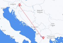 Vluchten van Zagreb naar Kastoria