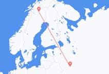 Fly fra Kaluga til Kiruna