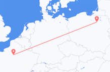 Flyreiser fra Szczytno, Polen til Paris, Frankrike