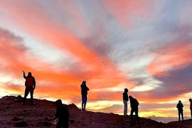 テイデからの夕日と星空体験