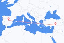 Flüge von Madrid, Spanien nach Gaziantep, die Türkei