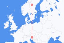Flights from Rijeka, Croatia to Sveg, Sweden