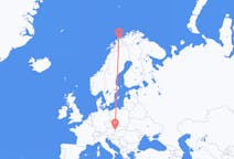 Flyreiser fra Bratislava, Slovakia til Tromsø, Norge