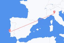Flyg från Reggio Emilia, Italien till Lissabon, Portugal