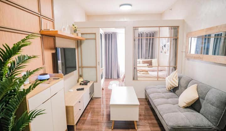 Cozy Japandi Style Apartment at Air Residences Makati