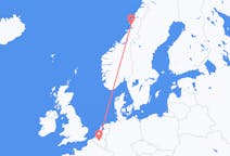 Flyg från Brønnøysund till Bryssel
