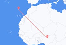 Flyg från Kaduna, Nigeria till Funchal, Portugal
