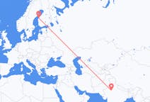Flights from Jaipur, India to Vaasa, Finland