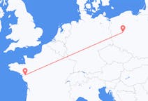 Flyrejser fra Poznań, Polen til Nantes, Frankrig