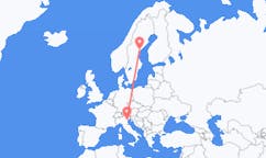 Flyrejser fra Sollefteå, Sverige til Venedig, Italien