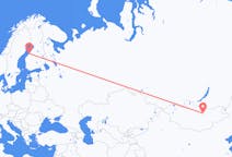 从乌兰巴托飞往科科拉的航班