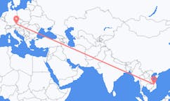 Flyreiser fra Pleiku, Vietnam til Linz, Østerrike