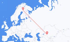 Flyreiser fra Kyzylorda, Kasakhstan til Rovaniemi, Finland