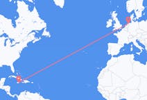 Flyg från Kingston, Jamaica till Groningen, Nederländerna