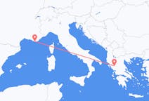 Vols depuis la ville d'Ioannina vers la ville de Toulon