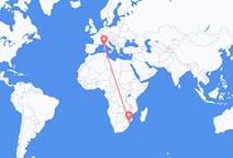 Flyrejser fra Maputo, Mozambique til Ajaccio, Frankrig