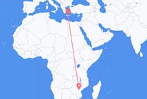 Flyreiser fra Chimoio, Mosambik til Iraklio, Hellas