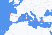 Flyg från Vigo, Spanien till Santorini, Spanien