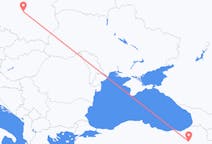 Flights from Erzurum, Turkey to Łódź, Poland