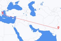 Flyg från Kishangarh, Indien till Aten, Grekland