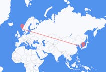 Flyrejser fra Tottori, Japan til Bergen, Norge