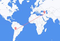 Flights from Sucre, Bolivia to Şırnak, Turkey