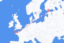 Fly fra Tallinn til Quimper